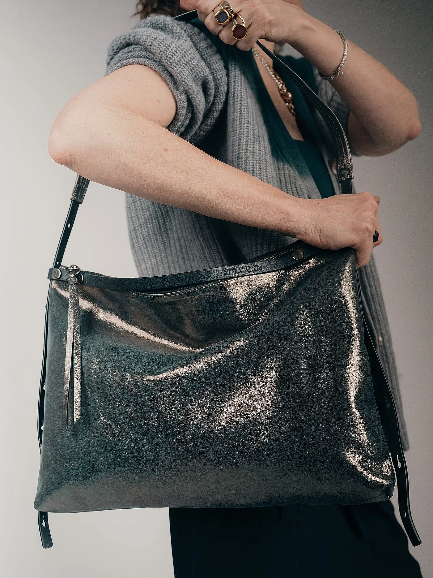 INA KENT | Ledertasche - Umhängetasche ROVE Ed. 1 | 